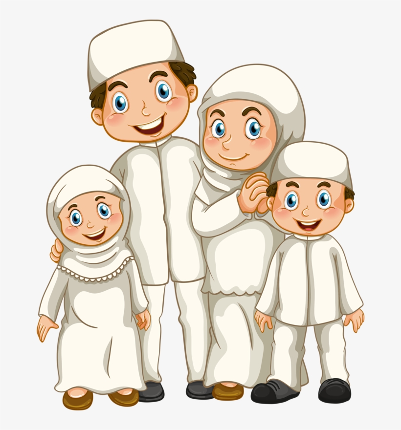 Фото, Автор Soloveika На Яндекс - Muslim Family Clip Art, transparent png download
