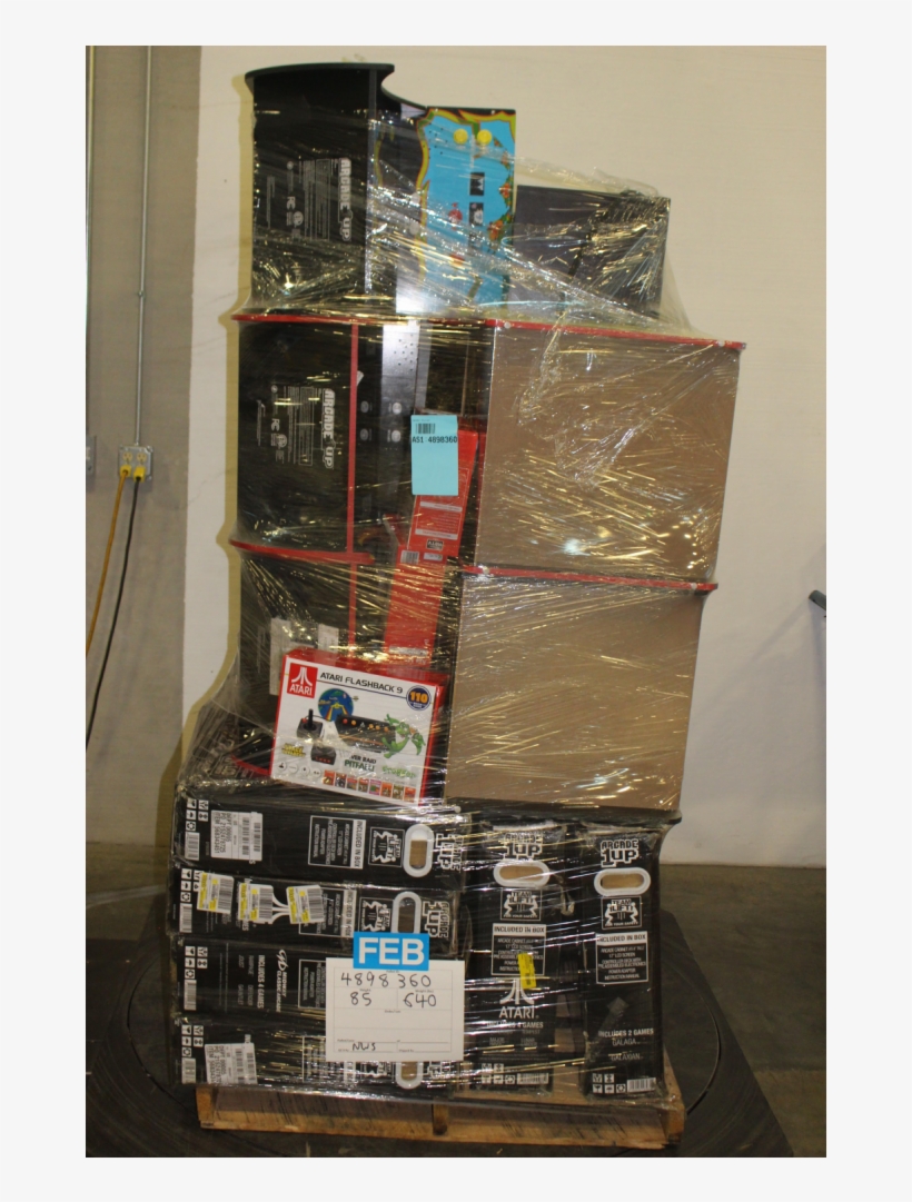 Pallet 18 Pcs Video Game Consoles Other Customer Returns - Shelf, transparent png download