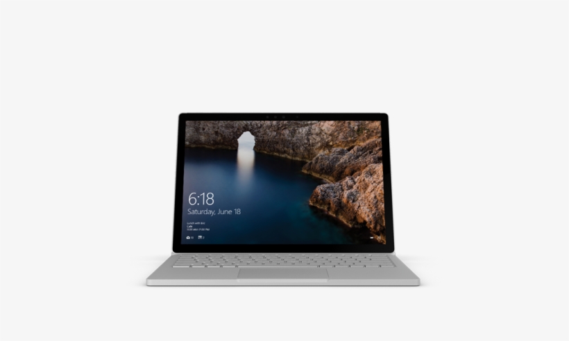 1040 X 585 5 - Surface Book Front View, transparent png download