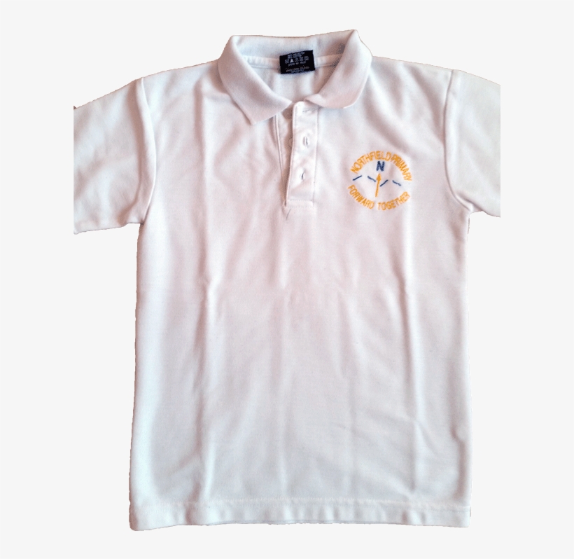 Northfield Primary White Polo - Polo Shirt, transparent png download