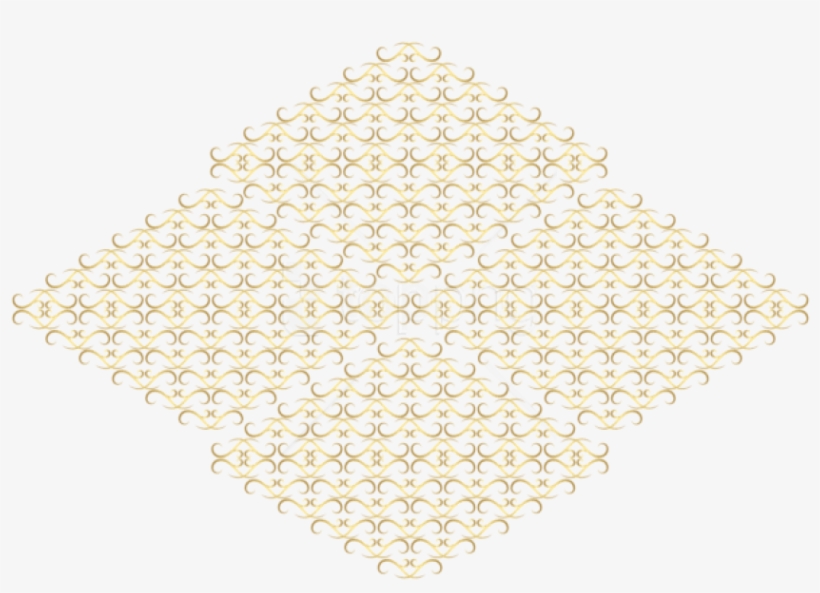 Free Png Golden Deco Element Png Images Transparent - Doily, transparent png download
