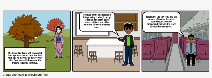 The Silk Road Storyboard - Cartoon, transparent png download