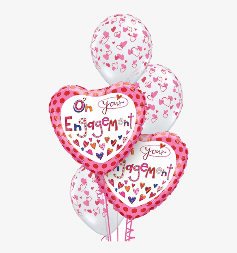 Disponibles Para Cualquier Ocasión, Nuestros Globos - Globos De Corazones Rosas, transparent png download