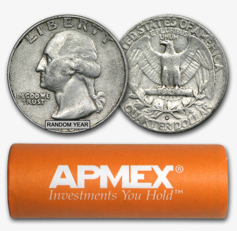 90% Silver Coins - Silver Standing Liberty Quarter, transparent png download