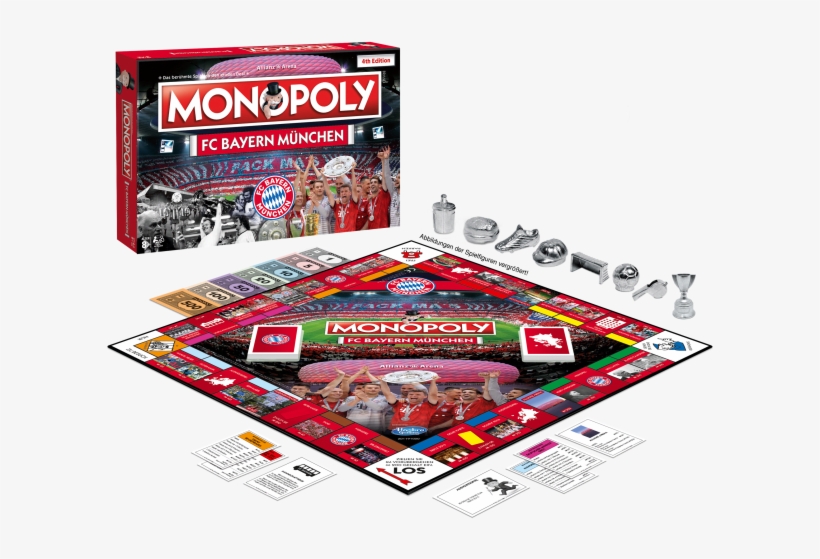 Fc Bayern Monopoly Fourth Edition - Monopoly Hsv, transparent png download