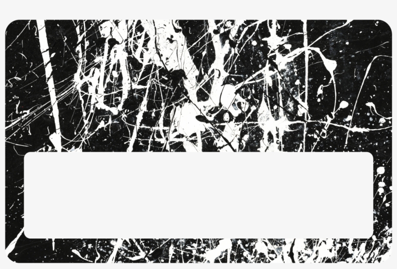 White Splash - Monochrome, transparent png download