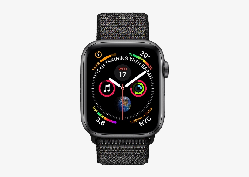 Watch Series 4 Gps Space Gray Aluminum Case - Apple Watch Series 4 Gps Cellular 44mm Space Gray, transparent png download