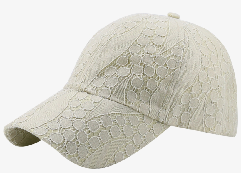 Flor A Prueba De Sol Del Cordón Gorra Bordada - Baseball Cap, transparent png download