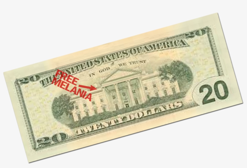 Free Melania Money Stamp - Clear Matte Laminate, transparent png download
