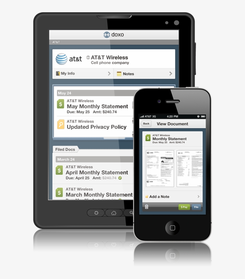 Doxo Mobile Att - Mobile Phone, transparent png download