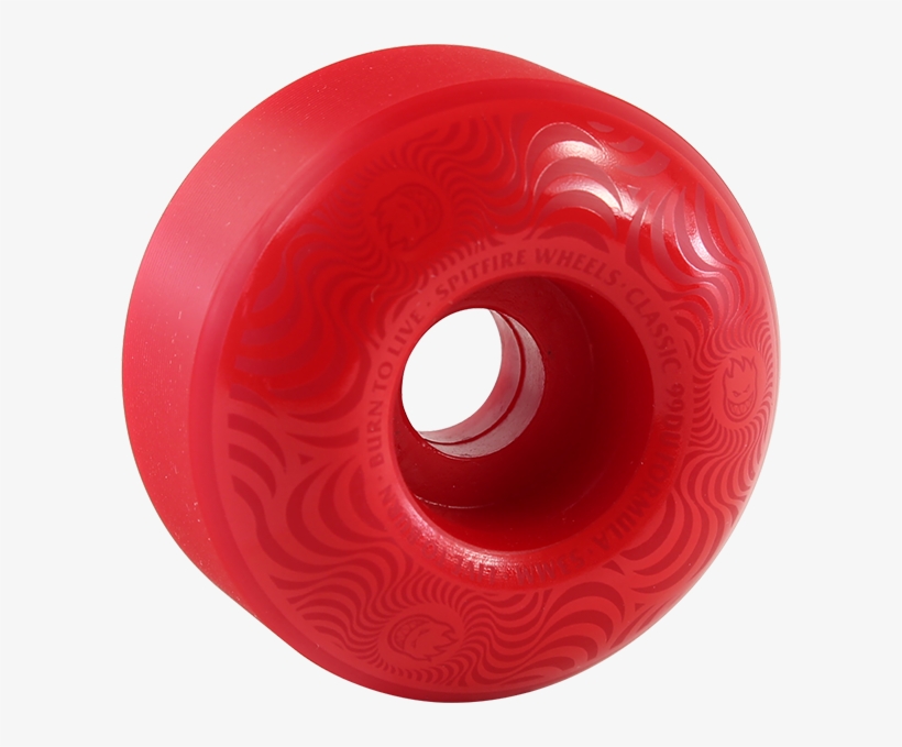 Spitfire Multi Swirl 53mm 99a Red Wheels Set - Plastic, transparent png download