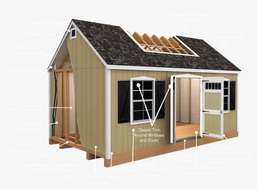 W2-northwest Classic Illustration - Wide Span Sheds, transparent png download