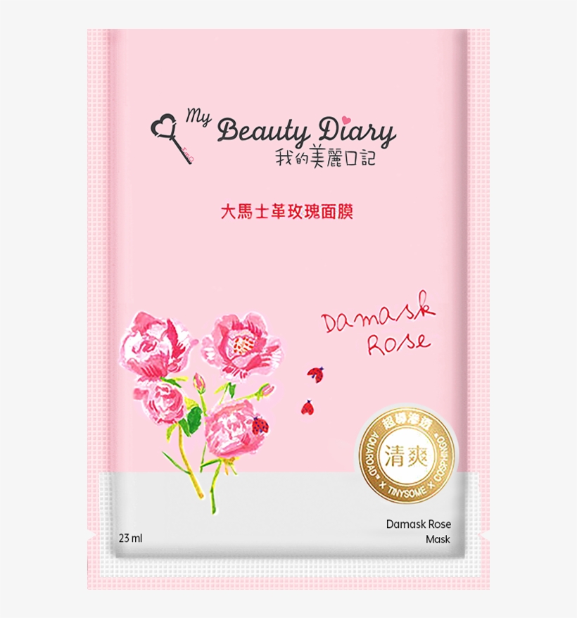 Mybeautydiary Damaskrose Mask Small Review My Beauty Diary Transparent Png 700x933 Free Download On Nicepng