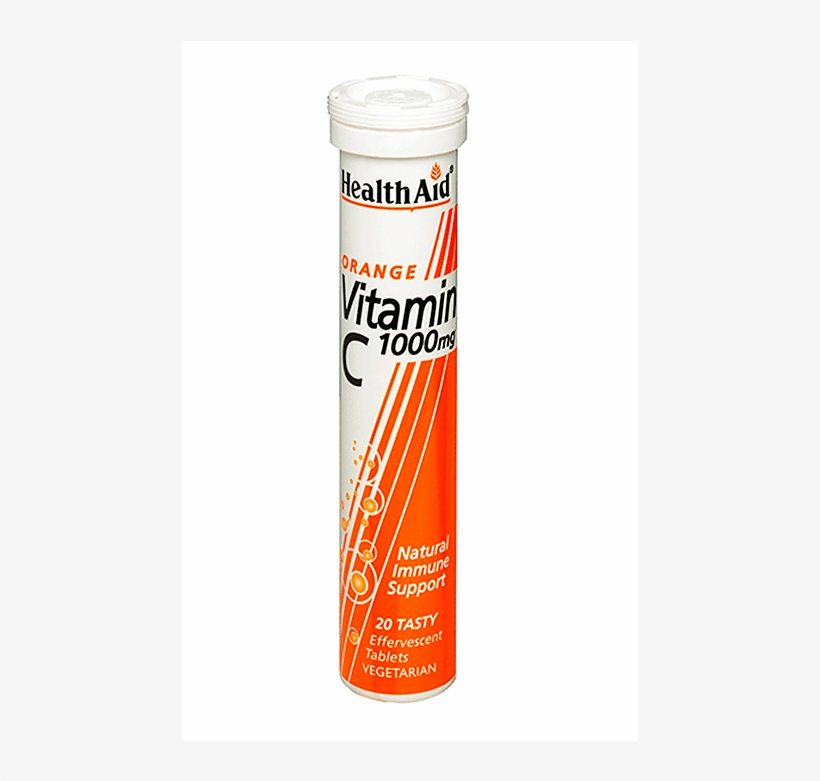 Vitamin C 1000mg Effervescent Tablets - Cylinder, transparent png download