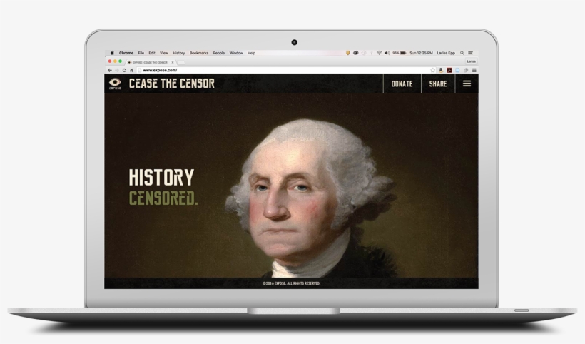Cease The Censor Mini Site - Led-backlit Lcd Display, transparent png download