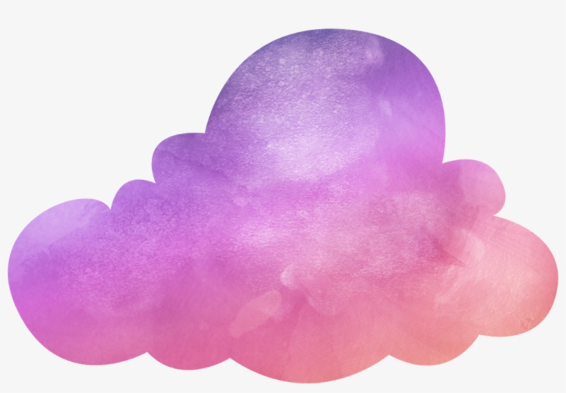 #pink #cloud #watercolour #watercolor #ftestickers - Crocus, transparent png download