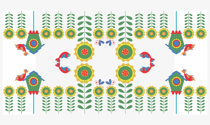 Letter Box And Sunflowers Brights Wallpaper - Circle, transparent png download