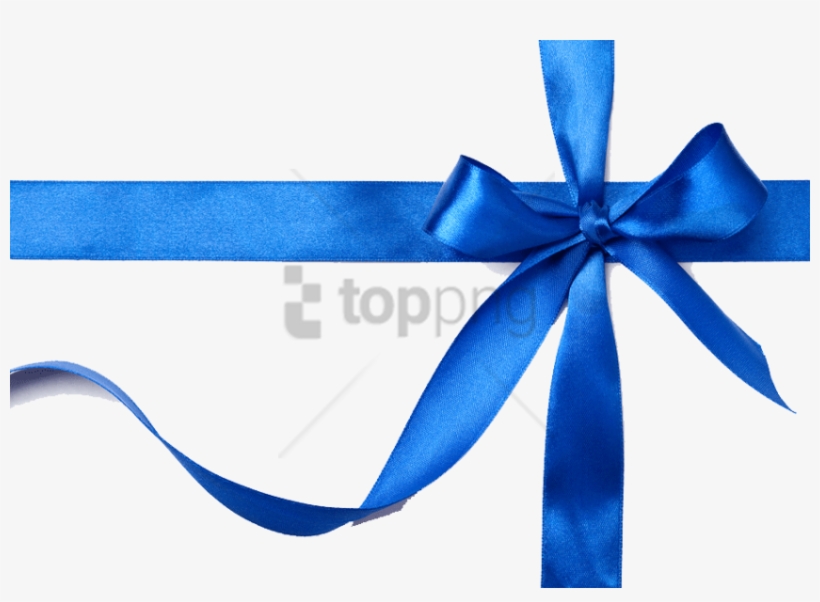 Free Png Blue Gift Ribbon Png Image With Transparent - Blue Gift Ribbon Png, transparent png download