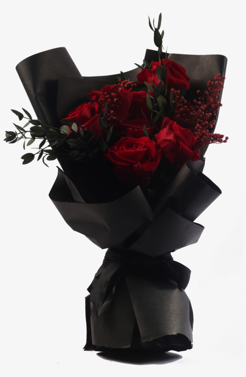 Rose Bouquet [red] - Garden Roses, transparent png download