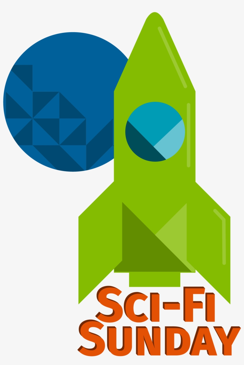 Sci-fi Day Ship W Logo Vertical2 Vertical - Graphic Design, transparent png download
