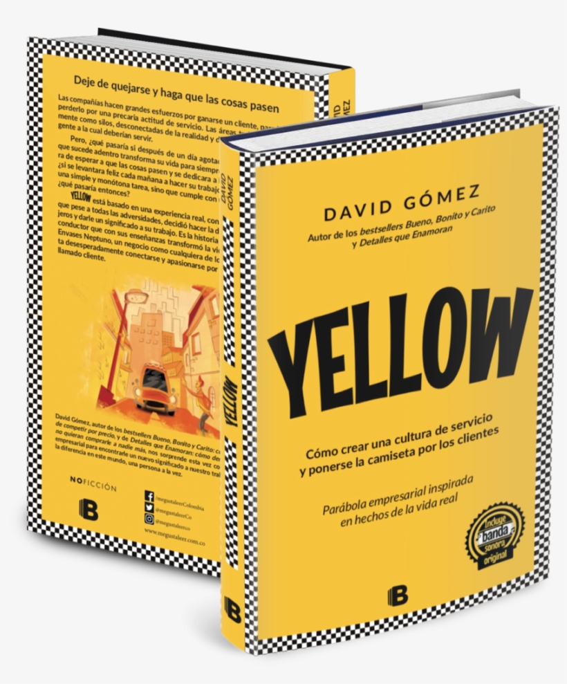 Yellow Libro Impreso - Cultura De Servicio Al Cliente Libros, transparent png download