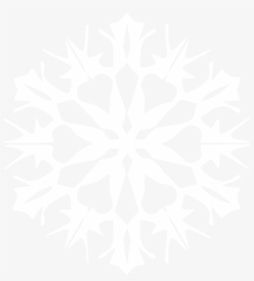 Transparent Snowflake White Snowflake Transparent Png - White Snowflake Png, transparent png download