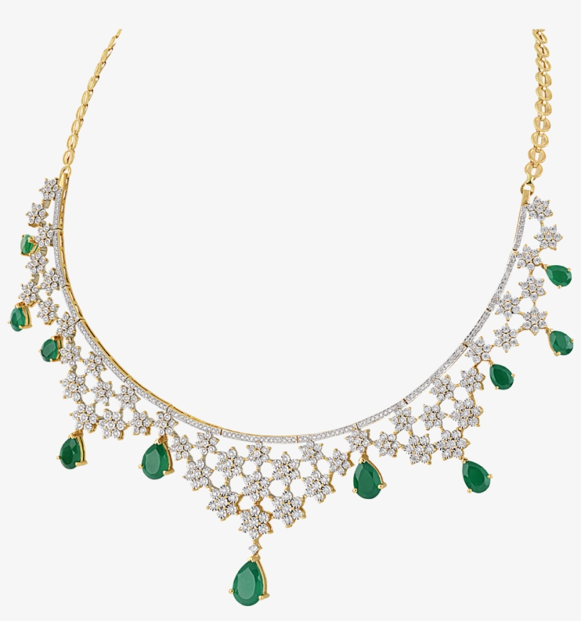 Diamond Necklace Png - Necklace, transparent png download