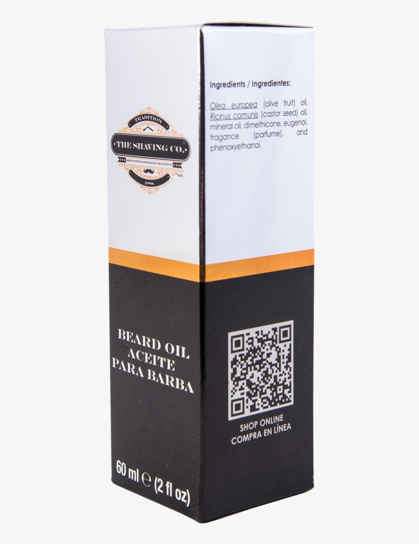 Beard Oil, The Shaving Co - Carton, transparent png download