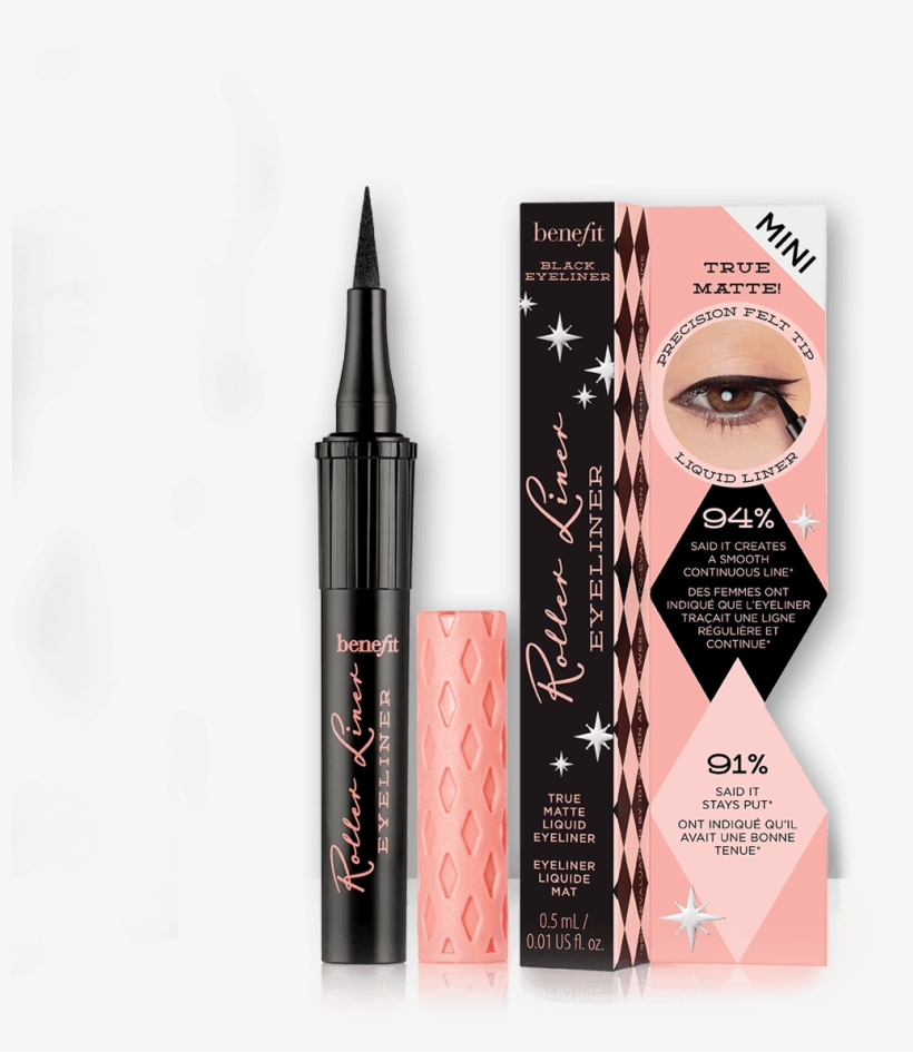 Roller Liner Liquid Eyeliner Travel Sized Mini - Benefit Roller Liner Eyeliner, transparent png download