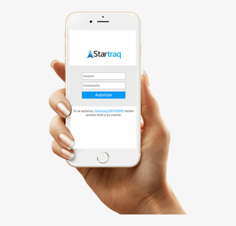 Cerrar - - Woman Hand Holding Phone Png, transparent png download