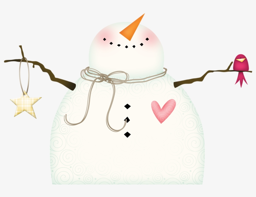 Nieve, Navidad, Arcilla De Navidad, Tiempo De Navidad, - Snowman With Hearts Clipart, transparent png download