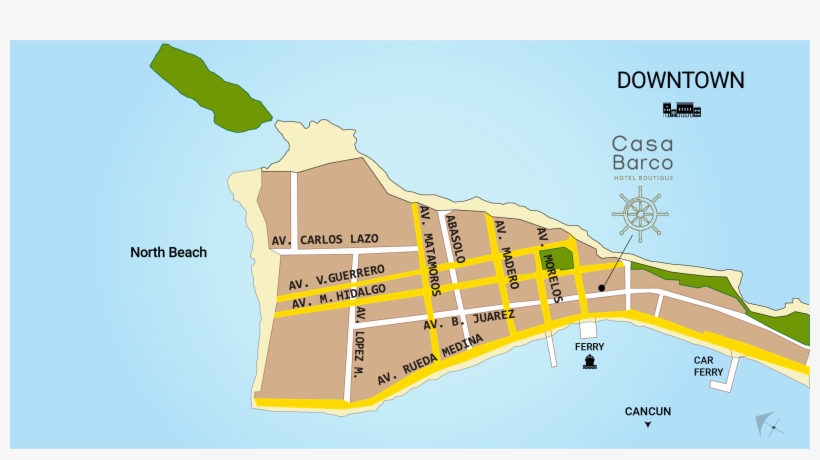 Welcome To Isla Mujeres - Plan, transparent png download