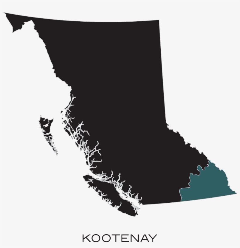The United States To The South And The Thompson-okanagan - British Columbia Vector, transparent png download