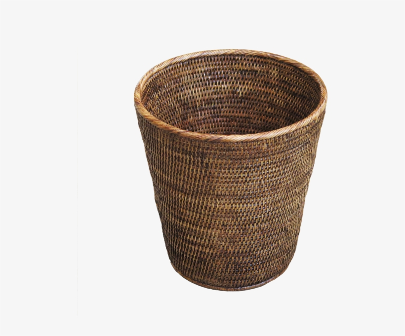 Dawei Rattan Waste Paper Basket - Wicker, transparent png download