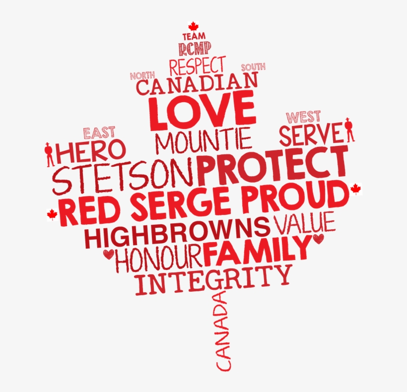 Rcmp Spouses Maple Leaf Hoodie - Self Development, transparent png download