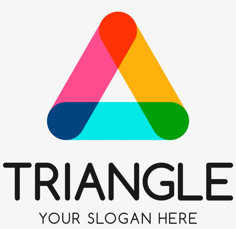 Triangle Logo Design - Graphic Design, transparent png download