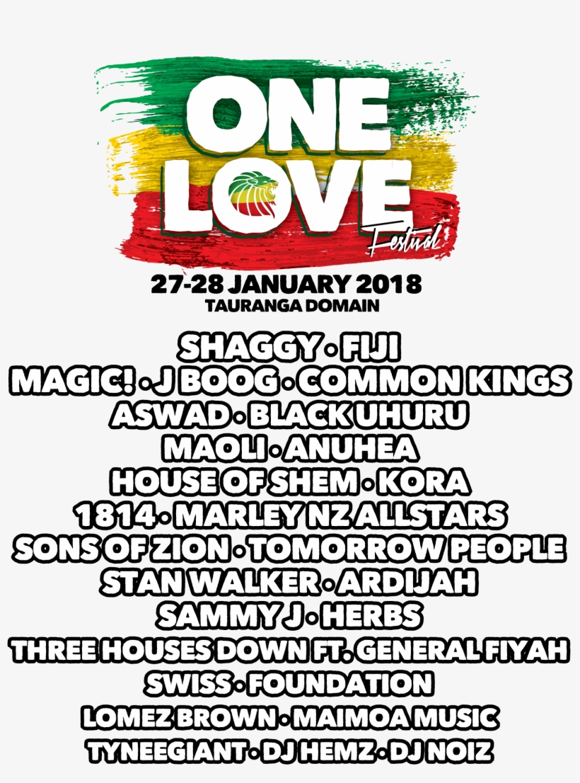 One Love 2018, transparent png download