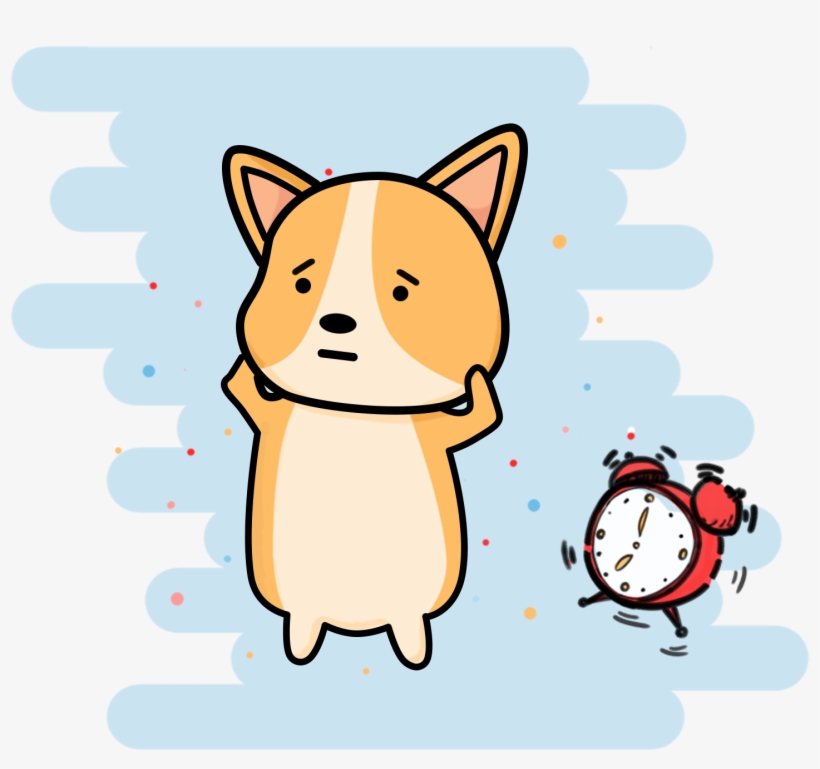 Кеджи Мультфильм Будильник Домашнее Животное Png And - Cartoon, transparent png download