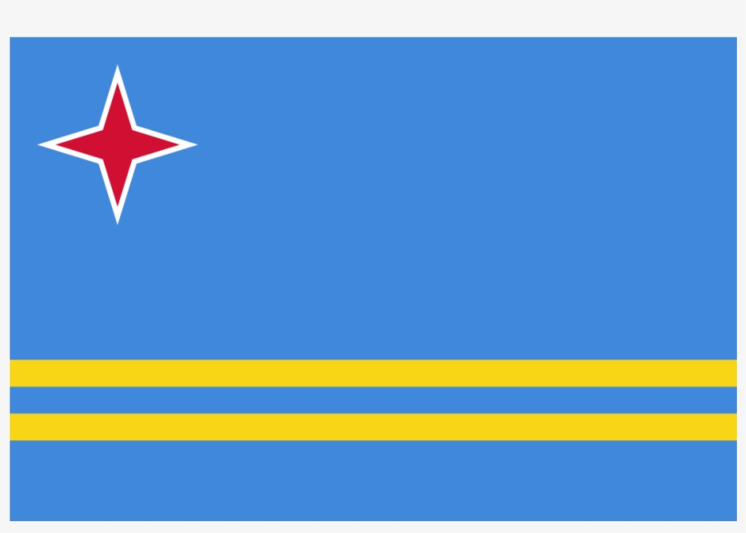 Aw Aruba Flag Icon - Aruba Flag, transparent png download