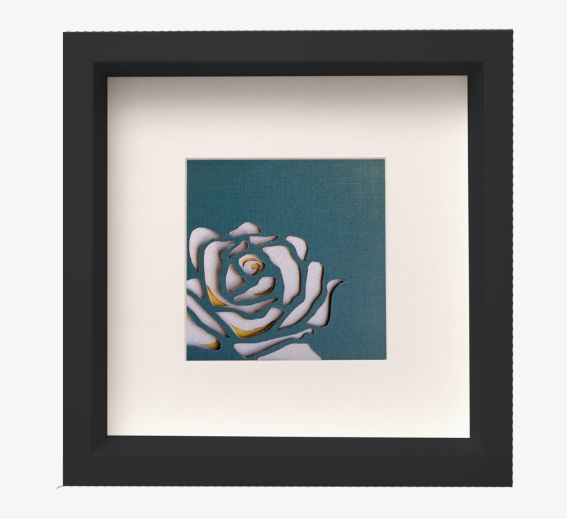 Green Rose - Picture Frame, transparent png download