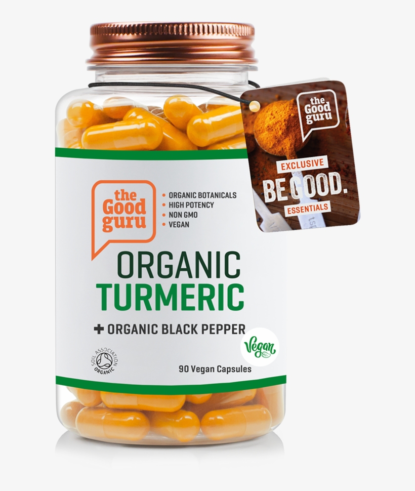 Organic Turmeric Black Pepper - Turmeric, transparent png download