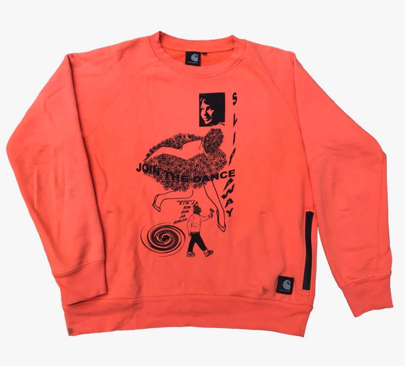 Image Of Join The Dance / Crybaby Carhartt Zip Pocket - Long-sleeved T-shirt, transparent png download