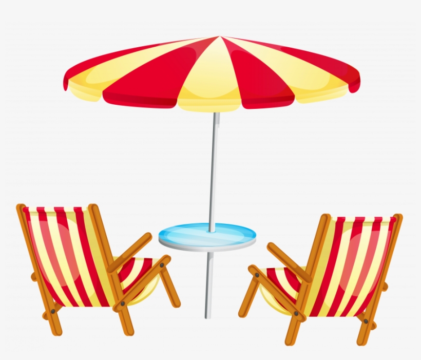 Clip On Beach Chair Umbrella - Beach Transparent Background, transparent png download