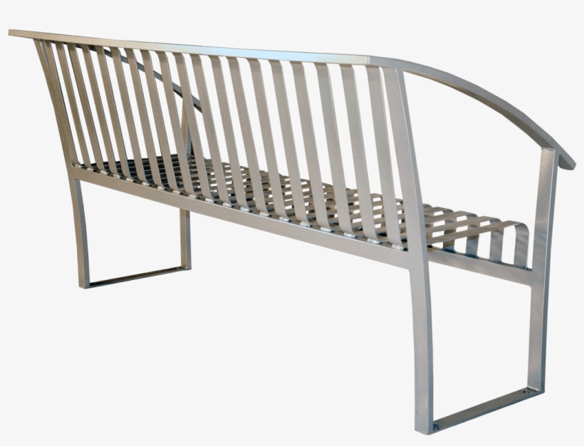 Turisno Park Bench All Metal Wishbone Site Furnishings - Bench, transparent png download
