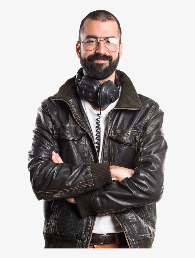 Model M 1b - Leather Jacket, transparent png download