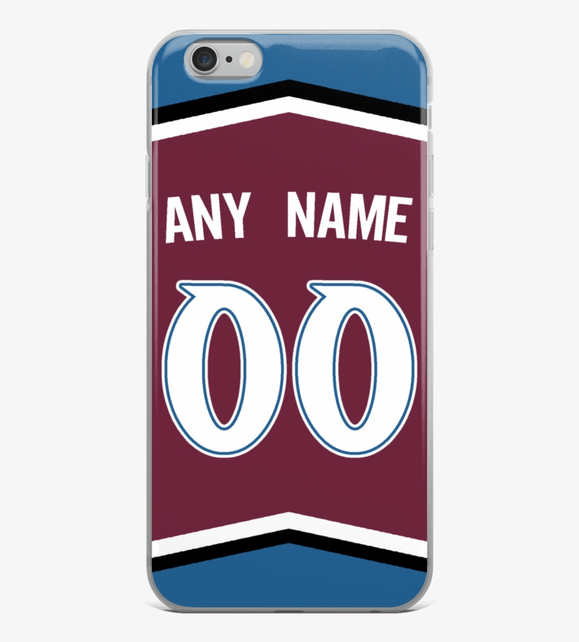 Colorado Avalanche Jersey Iphone Case - Mobile Phone Case, transparent png download