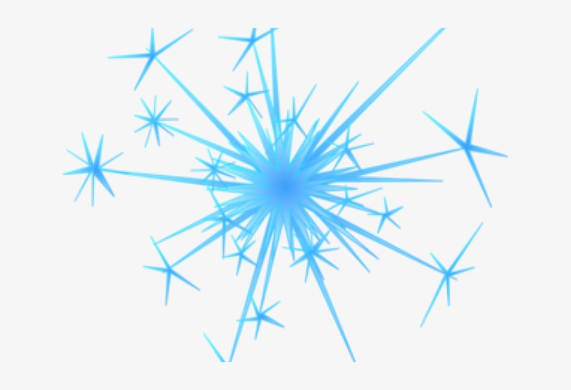Fireworks Clipart Blue - Cracker Png, transparent png download