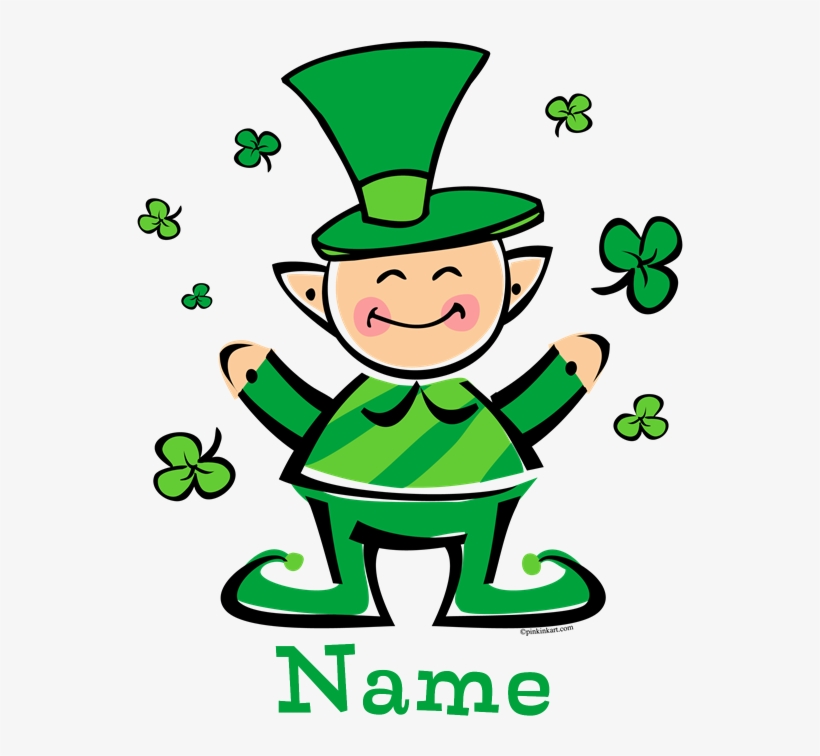 Personalized Wee Leprechaun Pillow Case Clipart , Png - Christmas Day, transparent png download