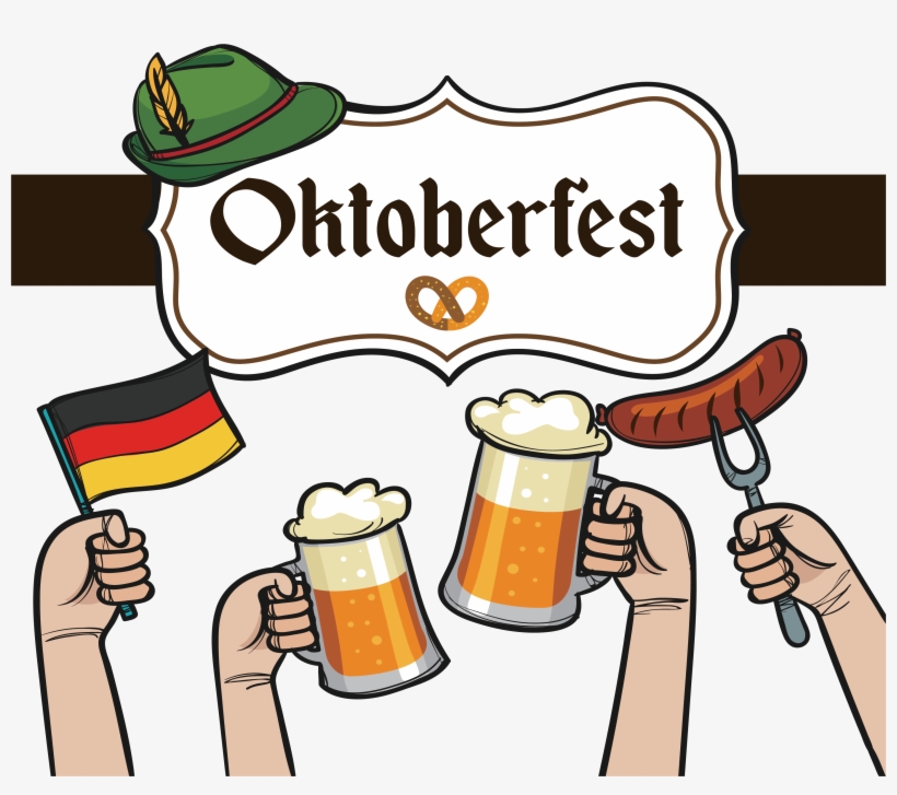 Beer Clip Art Celebrate - Oktoberfest Art, transparent png download