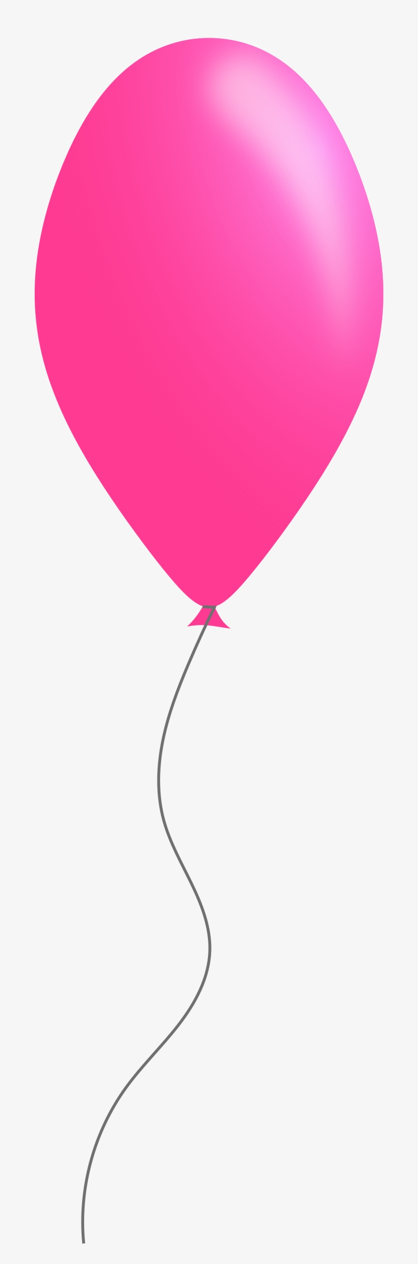 Big Image - Balloon Pink Cartoon, transparent png download